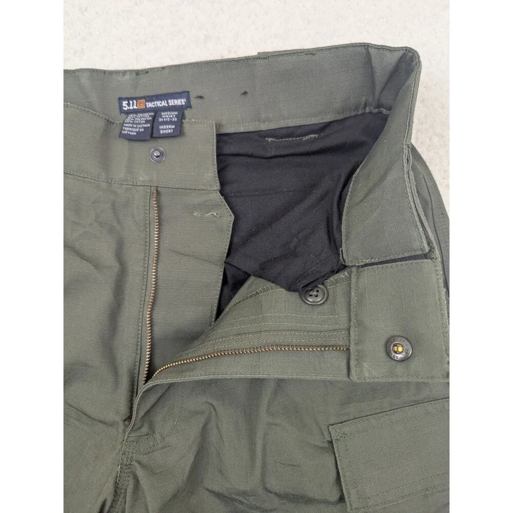 5.11 Taclite Pro Tactical Pants Men Size 30x29 Actual Olive Green Ripstop Cargo